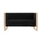 Manhattan Comfort Trillium 3 Piece - Sofa, Loveseat and Armchair Set in Black and Rose Gold, PK3 3-SS559-BK - alternate 6